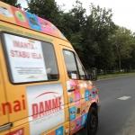 Возле Сейма проходит пикет против нелегальных перевозчиков