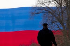 В грузинском Поти сторонники Саакашвили сожгли российский флаг