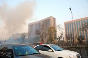 Полиция Китая задержала подозреваемого в организации серии взрывов