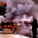 Дагестанские боксеры спасли 20 человек из горящего трамвая в Хабаровске (ВИДЕО)