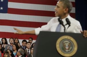 Протестующие прервали речь Барака Обамы в Сан-Франциско