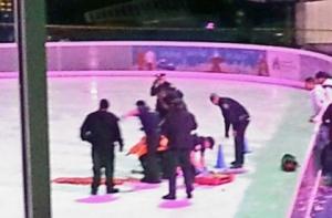 На катке в центре Нью-Йорка произошла стрельба