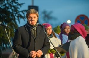 Ушаков поздравил рижан и гостей города с наступающим Новым годом