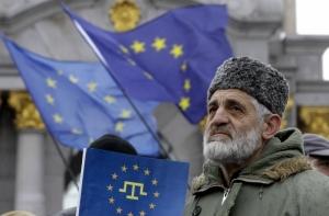 В Тбилиси прошла акция в поддержку Евромайдана