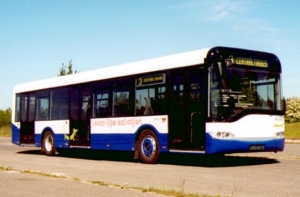 Самое быстрое средство общественного транспорта в Риге - автобус