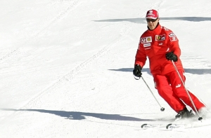 Немецкий турист случайно снял падение Шумахера (ВИДЕО)