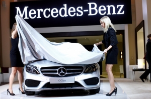 Новый Mercedes-Benz C-класса добрался до Детройта (ФОТО)