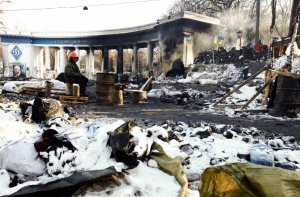 Сотрудник МВД умер после столкновений на улице Грушевского