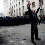 «Беркут» раздел человека, сняв издевательство на видео