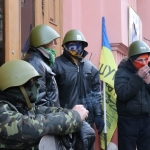 Украинские радикалы освободили здание Минюста