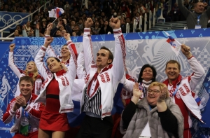 Российские фигуристы продолжают лидировать в командном зачете