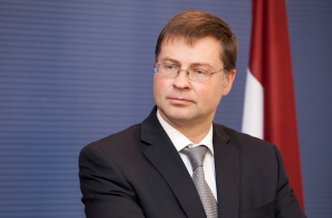 Домбровскис встретится с президентом ЕНП Жозефом Долем