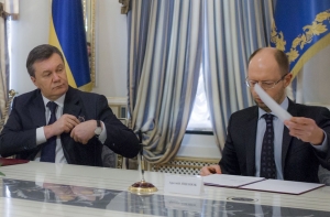 Виктор Янукович отказался уйти в отставку