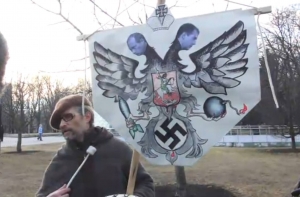 Больше сотни человек протестовали у посольства России (ФОТО,ВИДЕО)