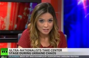 Ведущая Russia Today уволилась из-за «вторжения» России в Крым (ВИДЕО)