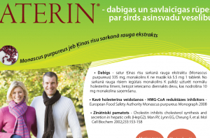ATERIN – лучший способ начать борьбу с повышенным холестерином