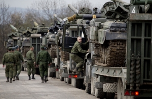 Украинские военные уходят из Крыма