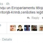 Пабрикс: Жданок в Крыму позорит Латвию