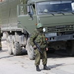 В Крыму насчитали три тысячи военных