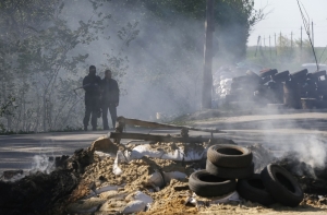 На аэродроме в Краматорске слышна стрельба