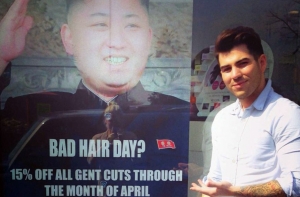 Ким Чен Ын стал лицом рекламы мужских стрижек