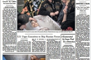 Фото убитой медсестры из Краматорска вышло на первой полосе New York Times