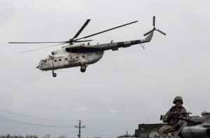 Российский военный вертолет вторгся в экономическую зону Латвии