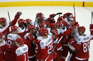 Белорусы одержали волевую победу над немцами на чемпионате мира по хоккею
