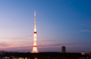 Пожар в Киеве: прервано вещание украинских каналов