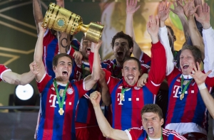 «Бавария» обыграла «Боруссию» в финале Кубка Германии 2014 (ВИДЕО)