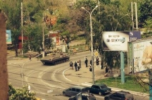 Мариуполь на Baltkom: милицию обстреляли из минометов (АУДИО)