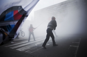 Активисты сил самообороны Славянска сообщили о третьем сбитом вертолете