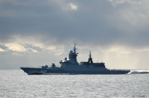 Российский военный корабль вторгся в экономическую зону Латвии