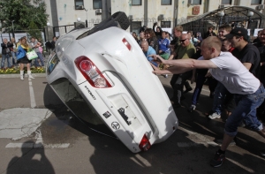 Киев: задержаны участники митинга у посольства России