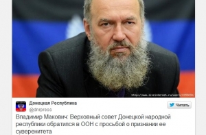 ДНР обратилась в ООН с просьбой признать ее суверенитет