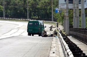 В Мариуполе расстреляли пограничников (ВИДЕО)