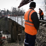 В Запорожской области подорван железнодорожный мост