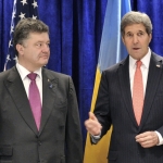 Керри попросил у Порошенко доказательства связи России с ополченцами