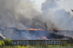 Обстрел Славянска привел к значительным разрушениям, есть погибшие