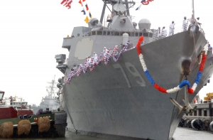 Американский миноносец пришвартуется в Риге в субботу