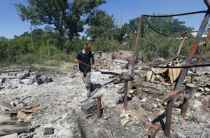 Два автобуса с украинскими беженцами попали под обстрел