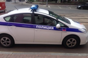 На улицах Донецка появились машины «полиции ДНР» (ФОТО)
