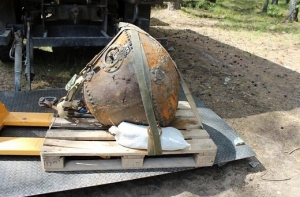 В Даугаве найдена якорная мина 1877 года