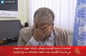 Сотрудник ООН расплакался во время интервью (ВИДЕО)