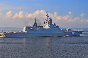 Российский корвет с ракетным оружием зафиксирован недалеко от Вентспилса