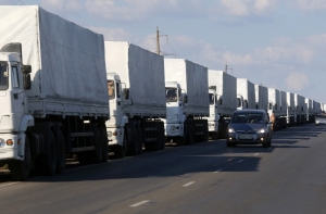 Украинские военные пообещали не бомбить российский конвой