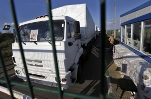 Гуманитарная колонна из РФ самовольно въехала на Украину