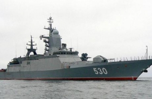 Недалеко от Лиепаи обнаружен российский военный корабль