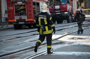 Пожар в Вентспилсе: эвакуирован 31 человек