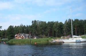 На Лиелупе перевернулась яхта; пострадавших нет